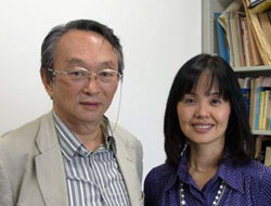 吉田先生と共に